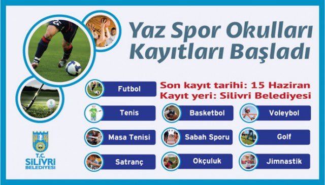 Yaz spor okulları Cuma başlıyor