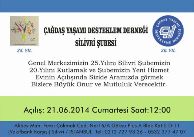 ÇYDD açılışına davet