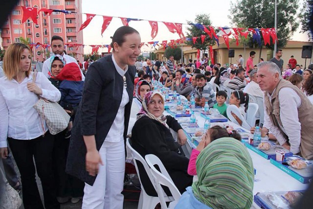 Kiptaş 1’de ilk iftar heyecanı