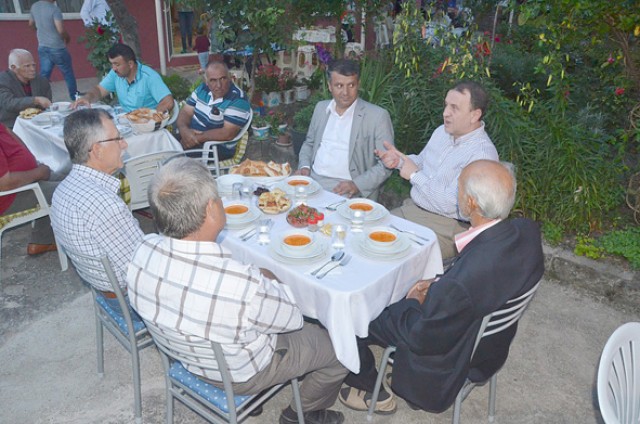 Başkan Bey, Demiroğlu ailesine misafir oldu