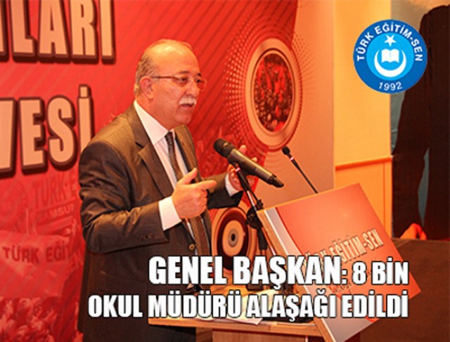 Koncuk: 8 Bin Okul Müdürü alaşağı edildi