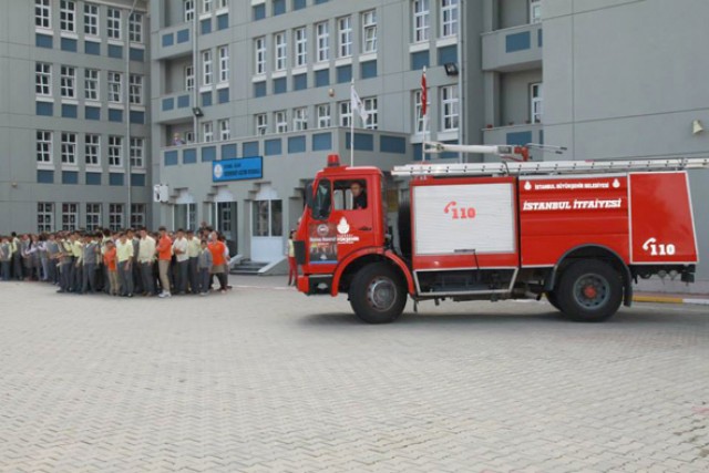 Değirmenköy Atatürk’te yangın tatbikatı