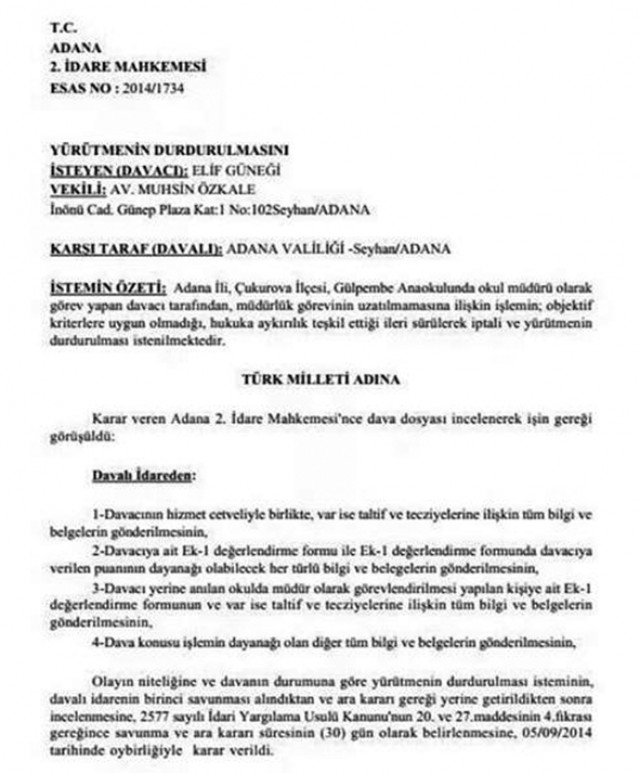 Puanların iptaline ilişkin ilk karar