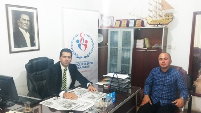 MHP’den Spor Müdürüne ziyaret
