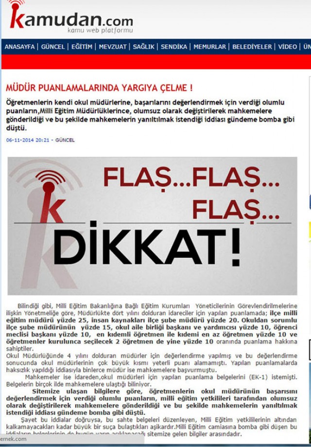 Öğretmenlerin puanları mı değiştirildi?