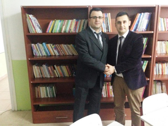 Çeltik İlkokulu, yeni kütüphanesine kavuştu