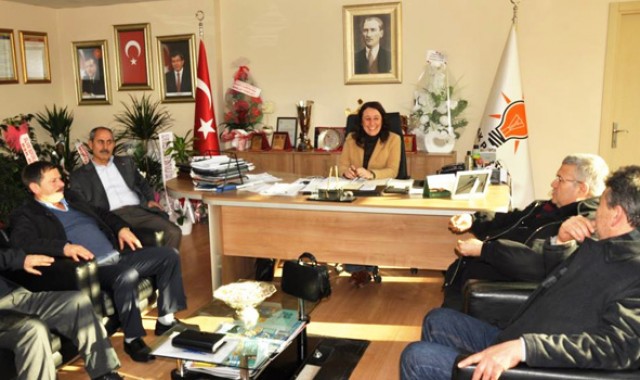 Muhtarlardan Demiral’a ziyaret