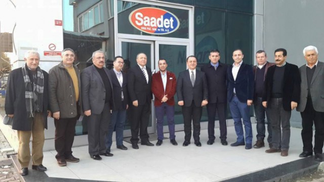 Saadet Gıda’ya da konuk oldular