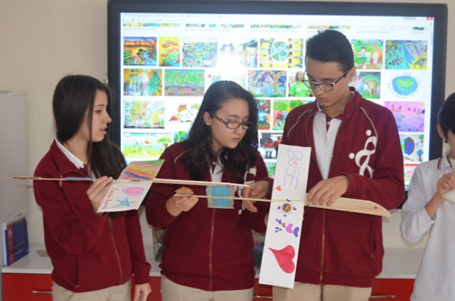 Mektebim öğrencilerinin maket uçakları hazır