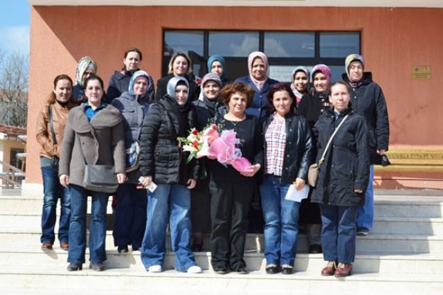 Gülsün Ayaz, Kavaklı öğrencileriyle buluştu