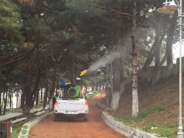 Silivri’de ilaçlama çalışmaları başladı