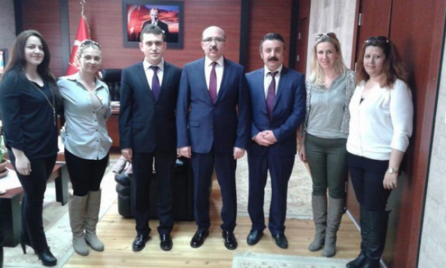 Turgut Reis’ten Kaymakama ziyaret