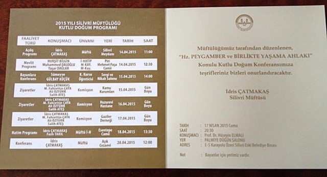 Müftülüğün Kutlu Doğum programı