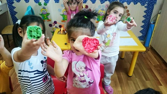 Tasarımdan sonra dekorasyona el attılar
