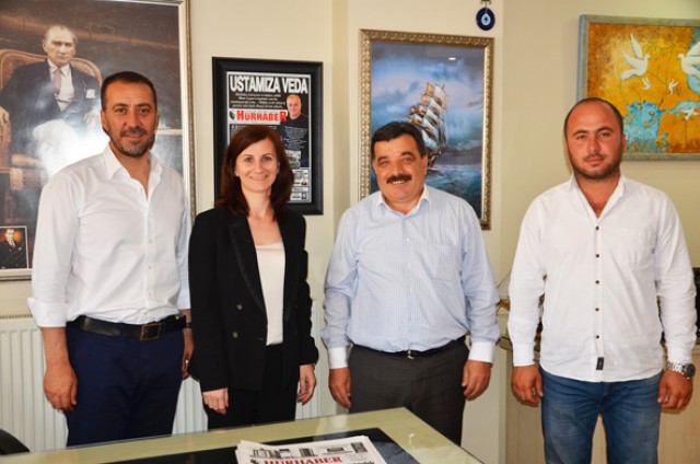 MHP’den Hürhaber’e nezaket ziyareti