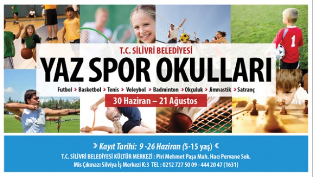 Yaz Spor Okulları başlıyor