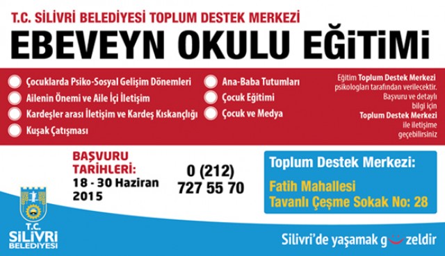 Anne ve babalar bu okul sizin için!