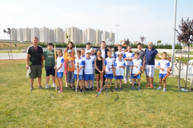 Silivrili çocuklar sporu seviyor