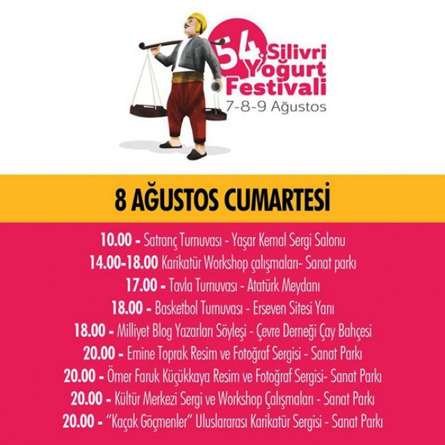 Festival etkinlikleri