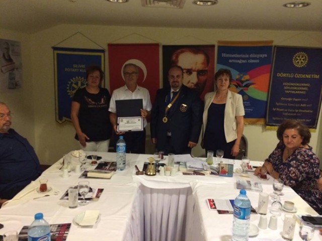 Silivri Rotary Kulübü, İsmail Savaş’ı ağırladı