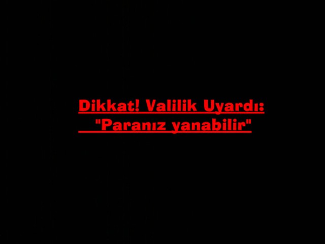 İstanbul Valiliği’nden ‘arazİ’ uyarısı