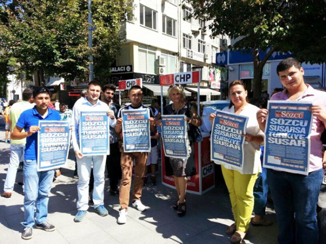 Sözcü’ye CHP desteği