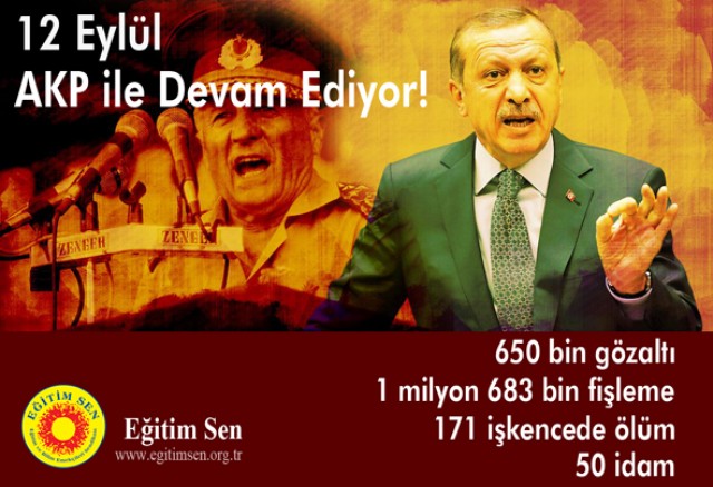 “12 Eylül zihniyeti AKP ile sürüyor!”