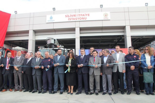 Silivri itfaiye binası açıldı