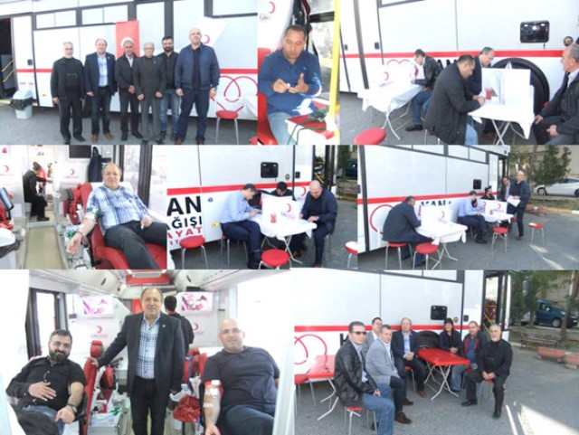 Kan bağışına  SİAD desteği