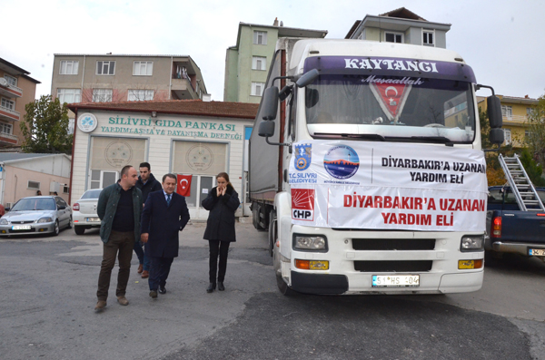 Silivri’den Diyarbakır’a yardım eli