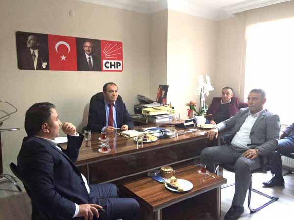 CHP’li İlçe Başkanlarına hayırlı olsun ziyareti