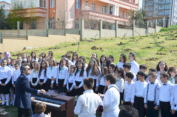 Müzik Atölyesi Korusu doğa şarkıları eşliğinde kuruldu