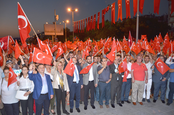 Silivri’de Demokrasi dayanışması