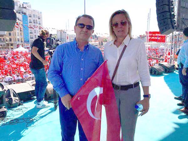 CHP Silivri tam kadro Taksim’e gitti
