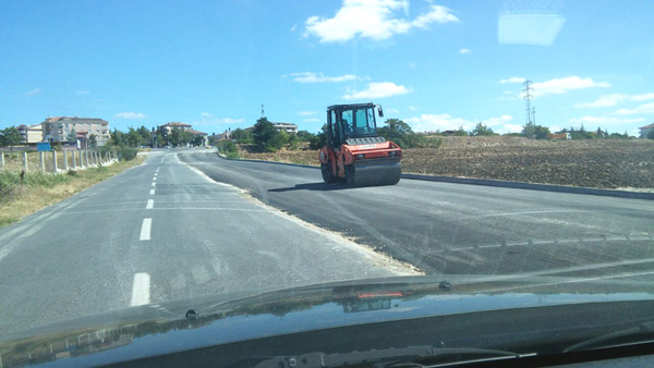 Çanta’da yol çalışması yapıldı