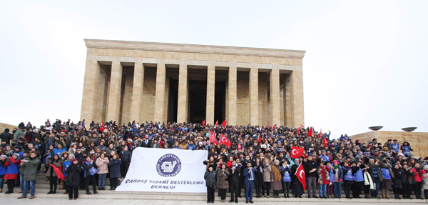 Çağdaş gençlik  8. Anıtkabir buluşmasını gerçekleştirdi