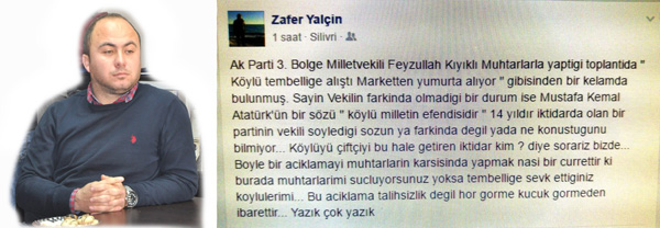 Yalçın: Küçük görmeden ibaret bir açıklama
