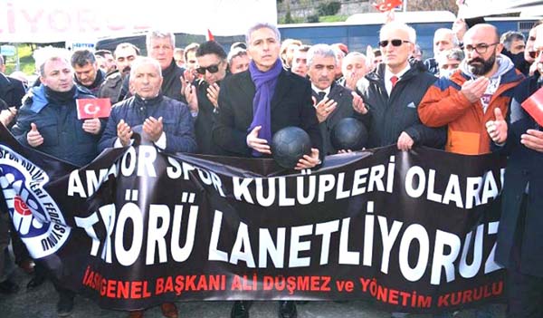 ASKF şehitler için yürüdü