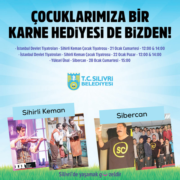 Bir karne hediyesi de belediyeden