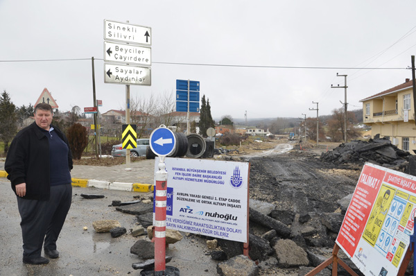 Kamyon trafiği önlendi bozulan yolların tamiratı kaldı