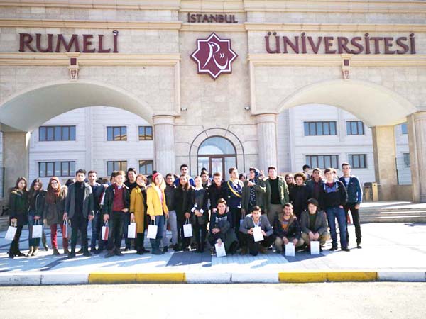 Toki öğrencileri Rumeli Üniversitesini gezdi