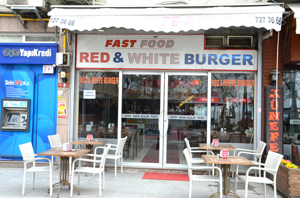 Bir Silivri klasiği; RED & WHITE BURGER