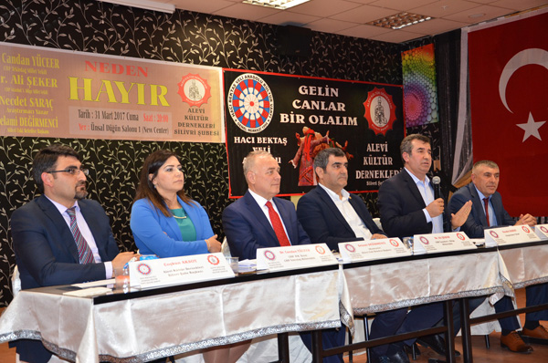Referandum arifesinde Hayır mesajı