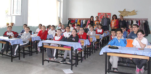 Piri Paşa ilkokulu 4/D sınıfı TEMA yetkililerini ağırladı