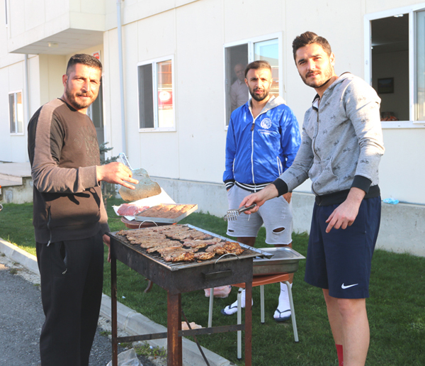 Silivrispor’da mangal keyfi...