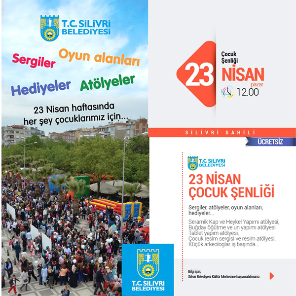 23 Nisan Çocuk Şenliğine davetlisiniz