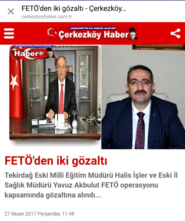 İşler’in ifadesine başvuruldu