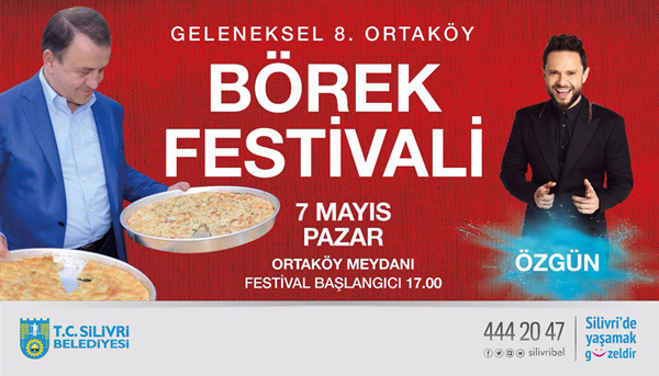 Ortaköy Börek Festivali 7 MAYIS’TA