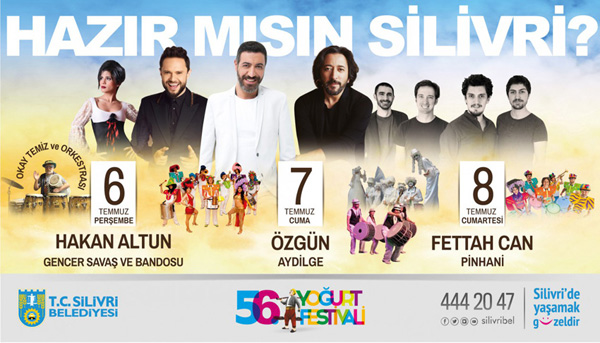 Silivri’de Festival zamanı