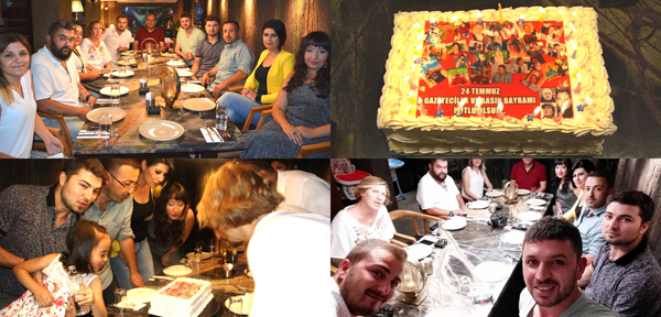 Moody’s Cafe & Restaurant basın mensuplarının gününü kutladı